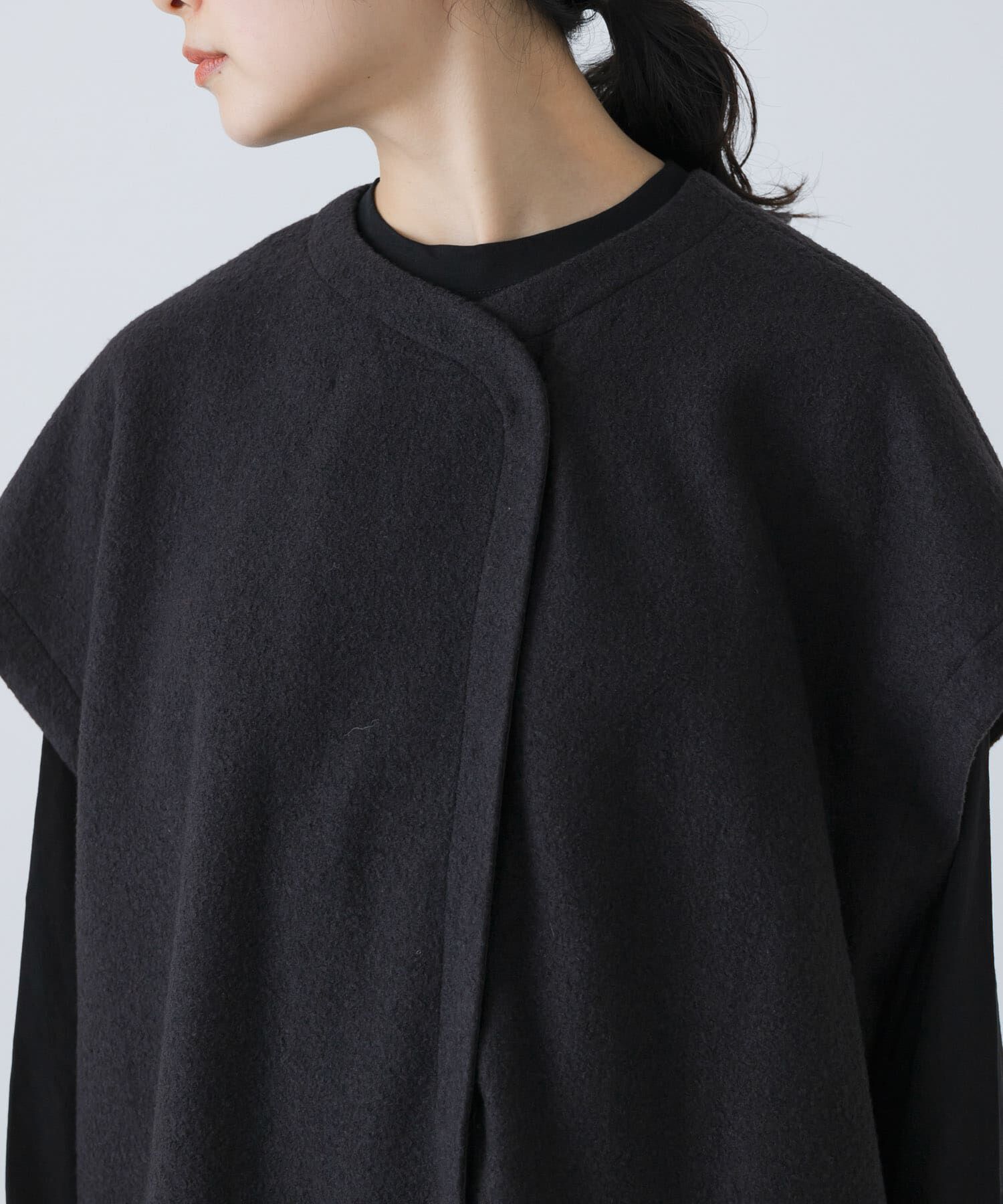 かぐれ「『一部WEB限定カラー』ウールミルドジレワンピース」|ワンピース|