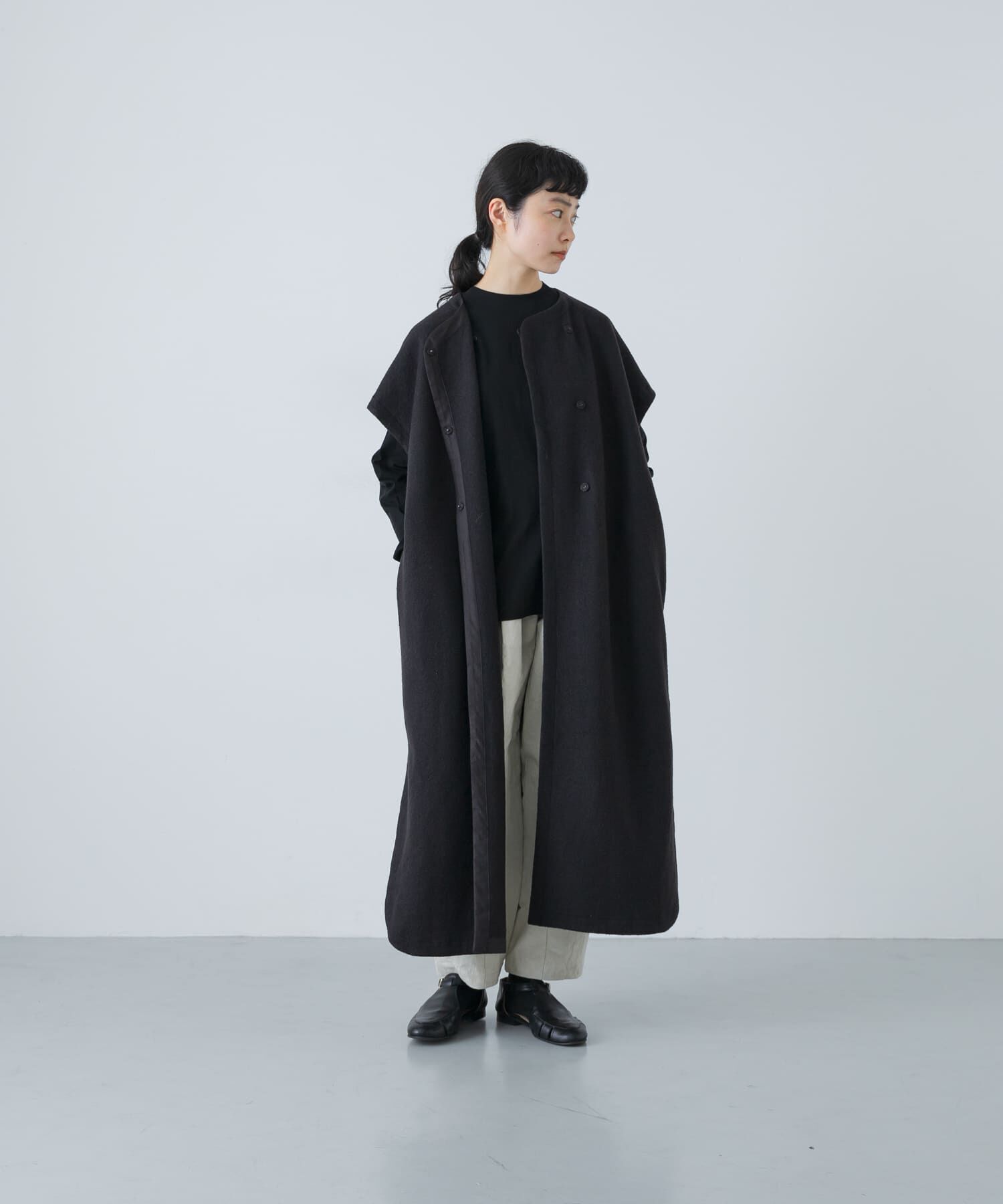 かぐれ「『一部WEB限定カラー』ウールミルドジレワンピース」|ワンピース|