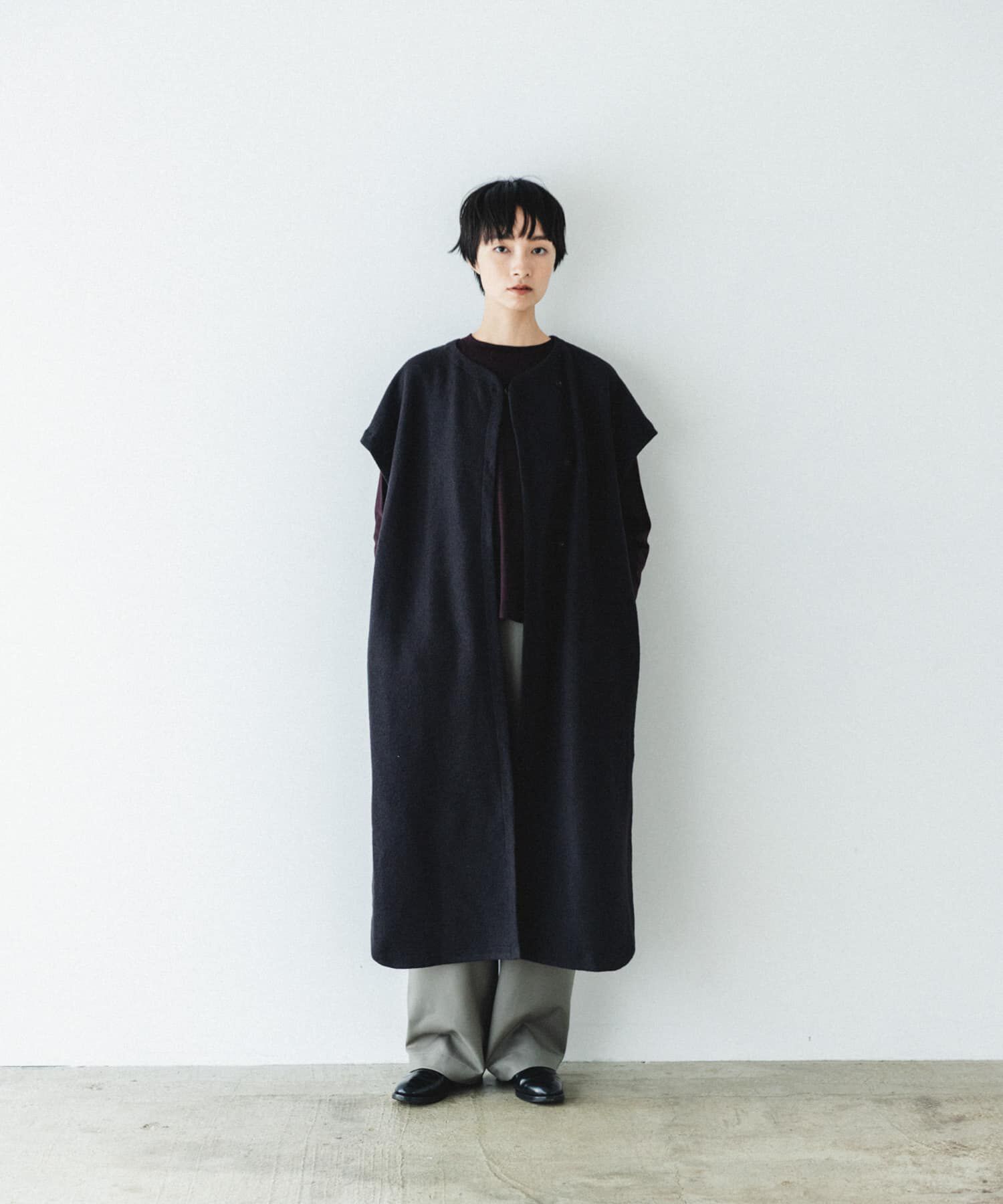 かぐれ「『一部WEB限定カラー』ウールミルドジレワンピース」|ワンピース|