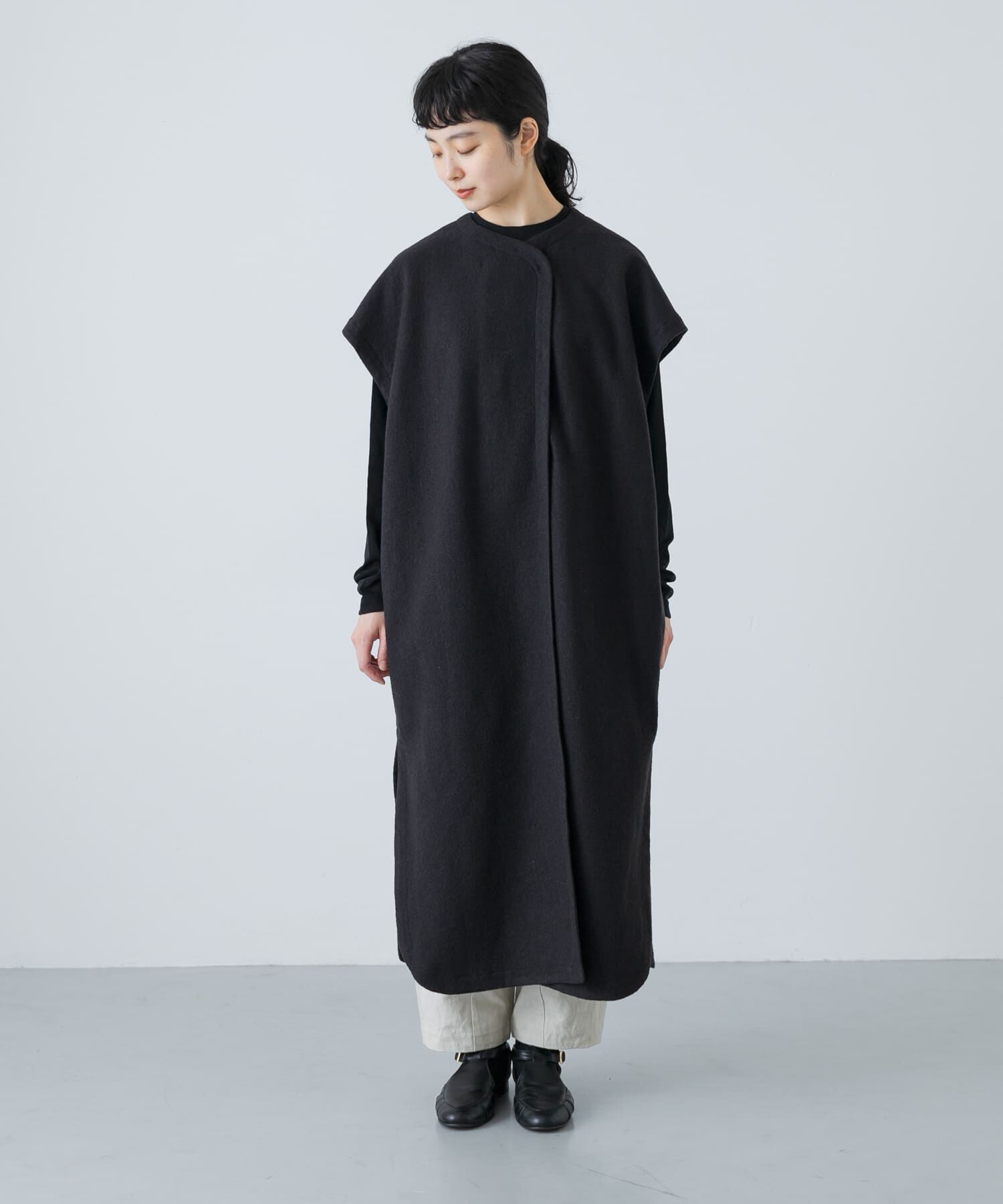 かぐれ「『一部WEB限定カラー』ウールミルドジレワンピース」|ワンピース|