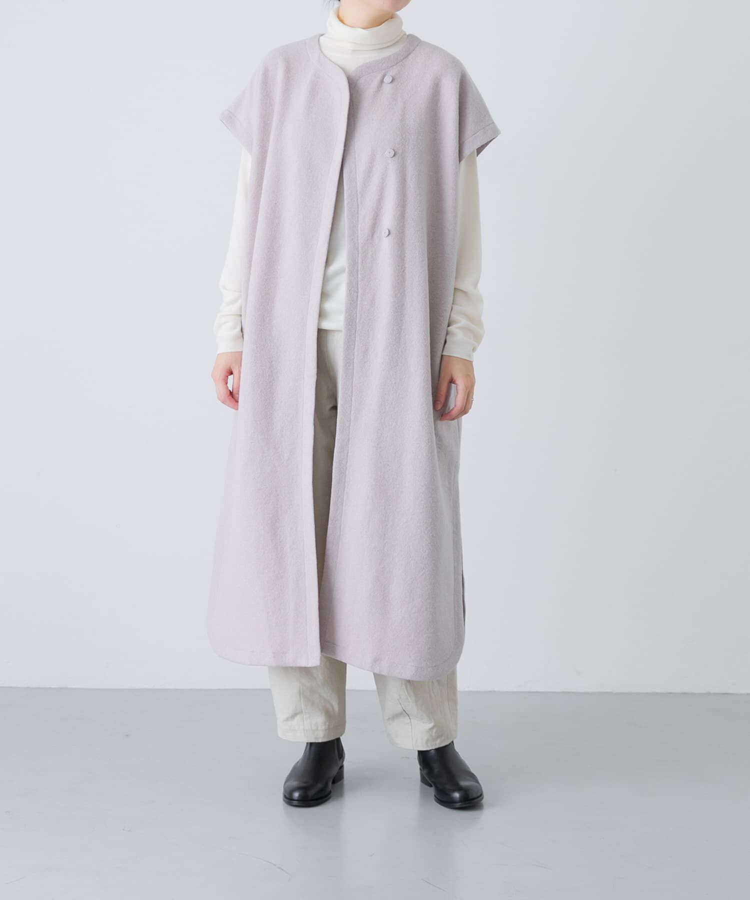 かぐれ「『一部WEB限定カラー』ウールミルドジレワンピース」|ワンピース|