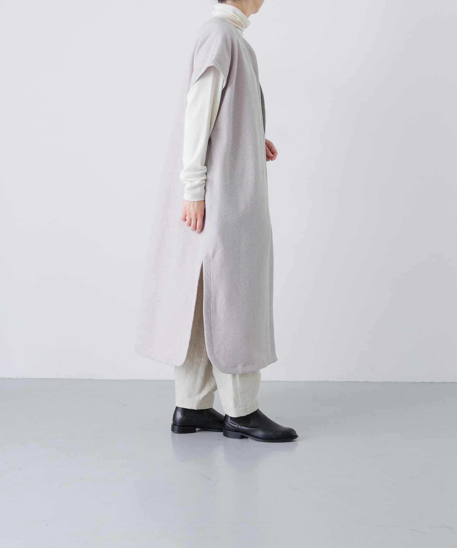 かぐれ「『一部WEB限定カラー』ウールミルドジレワンピース」|ワンピース|