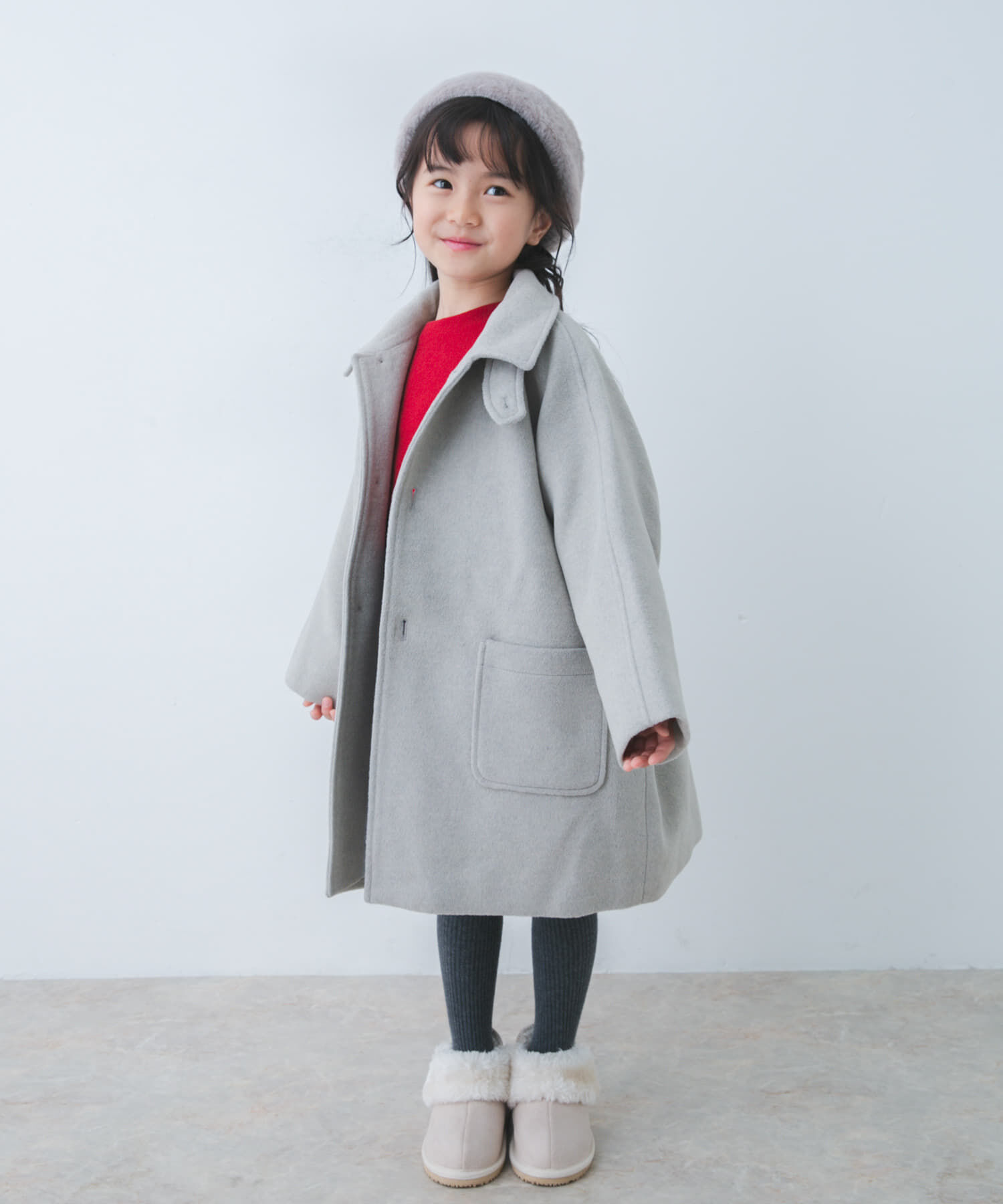 URBAN RESEARCH DOORS「ステンカラーウール混コート(KIDS)」|その他|