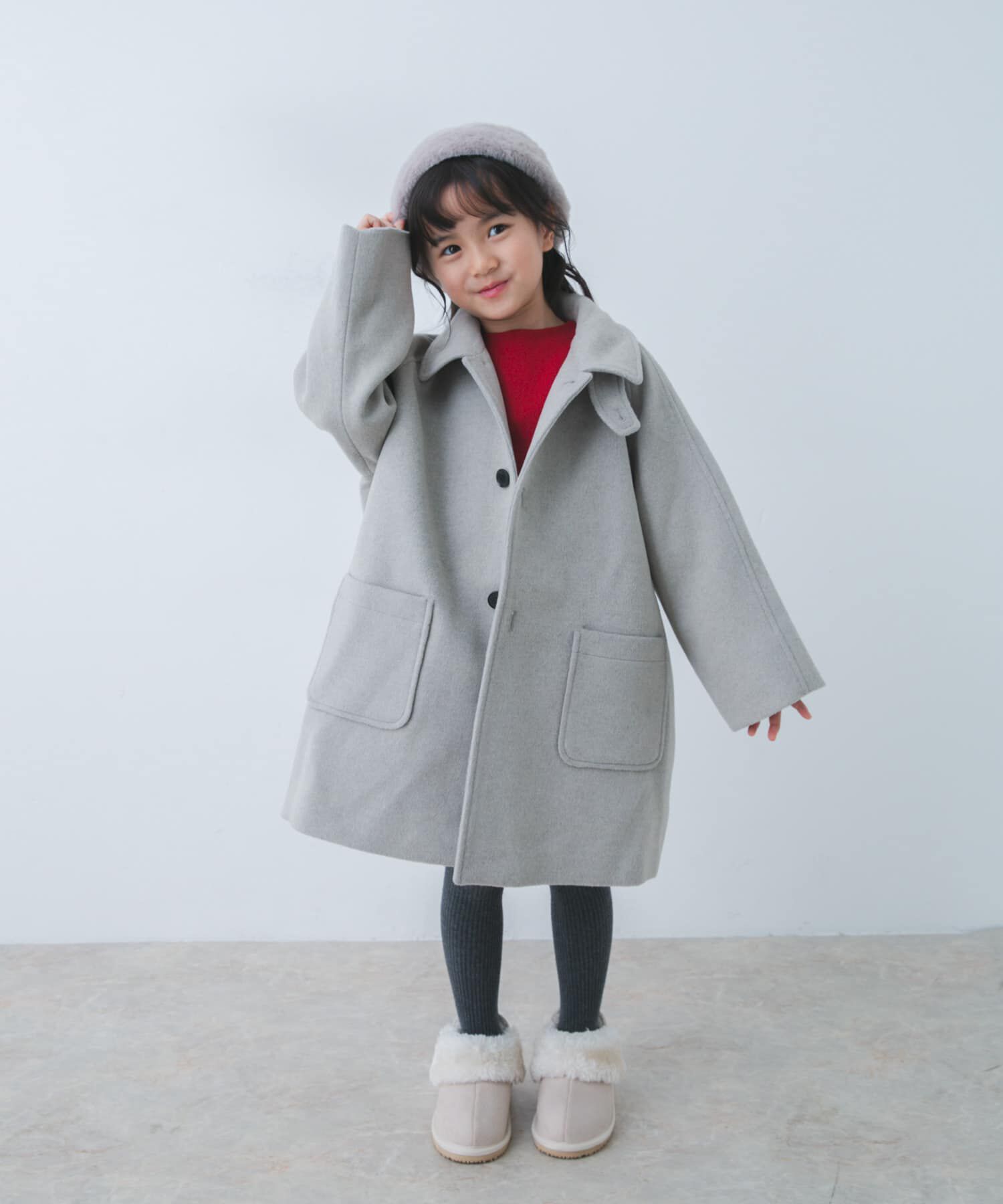URBAN RESEARCH DOORS「ステンカラーウール混コート(KIDS)」|その他|