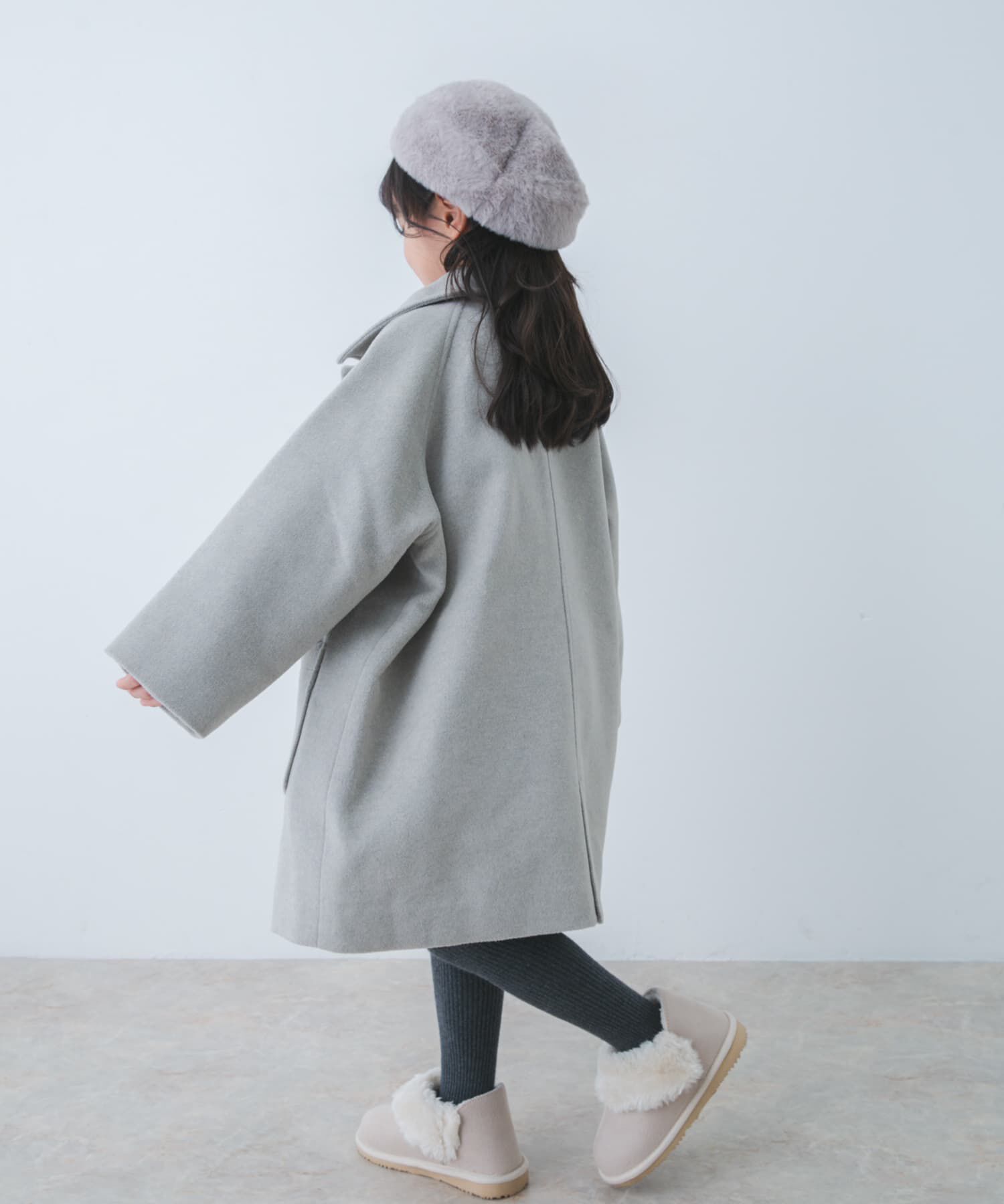 URBAN RESEARCH DOORS「ステンカラーウール混コート(KIDS)」|その他|