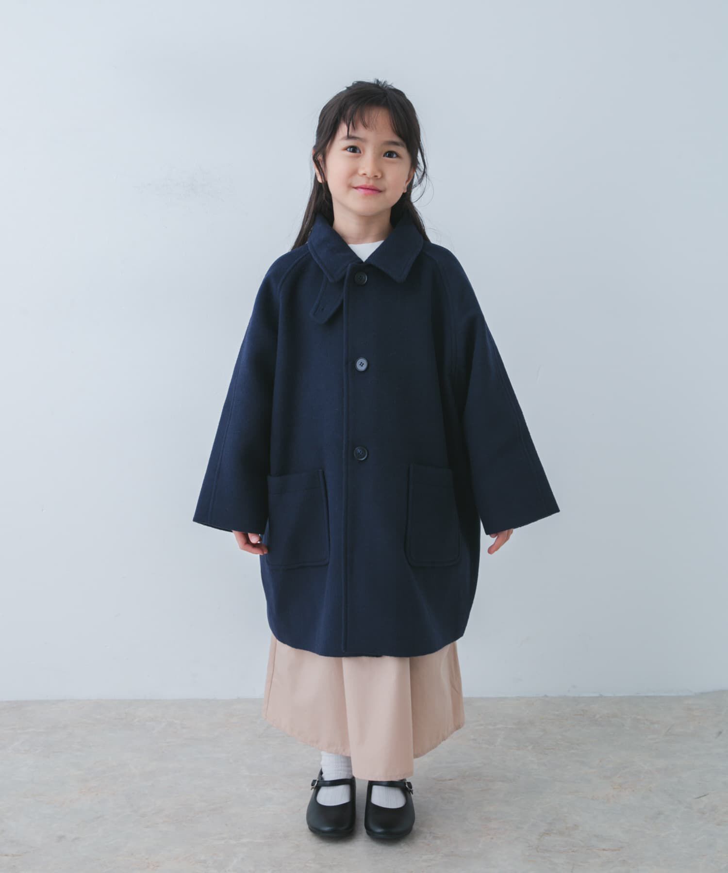 URBAN RESEARCH DOORS「ステンカラーウール混コート(KIDS)」|その他|