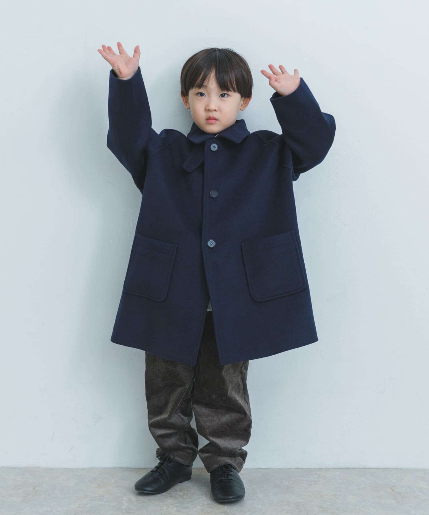 URBAN RESEARCH DOORS「ステンカラーウール混コート(KIDS)」|その他|