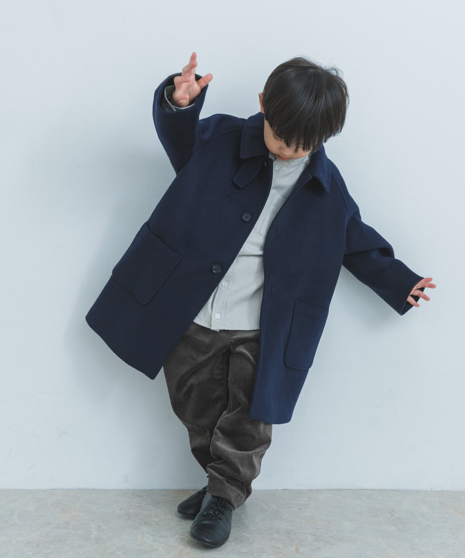 URBAN RESEARCH DOORS「ステンカラーウール混コート(KIDS)」|その他|
