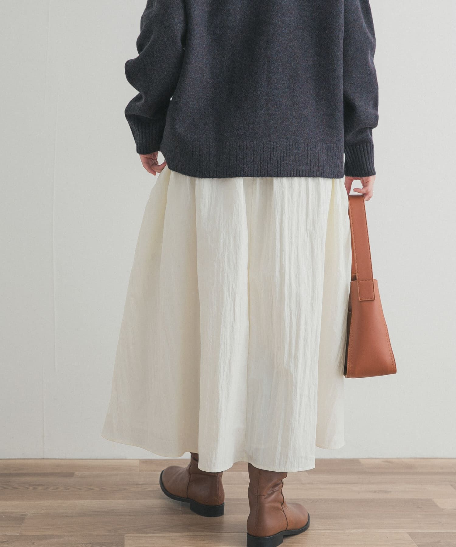 URBAN RESEARCH DOORS「サイドポケットギャザースカート」|スカート|