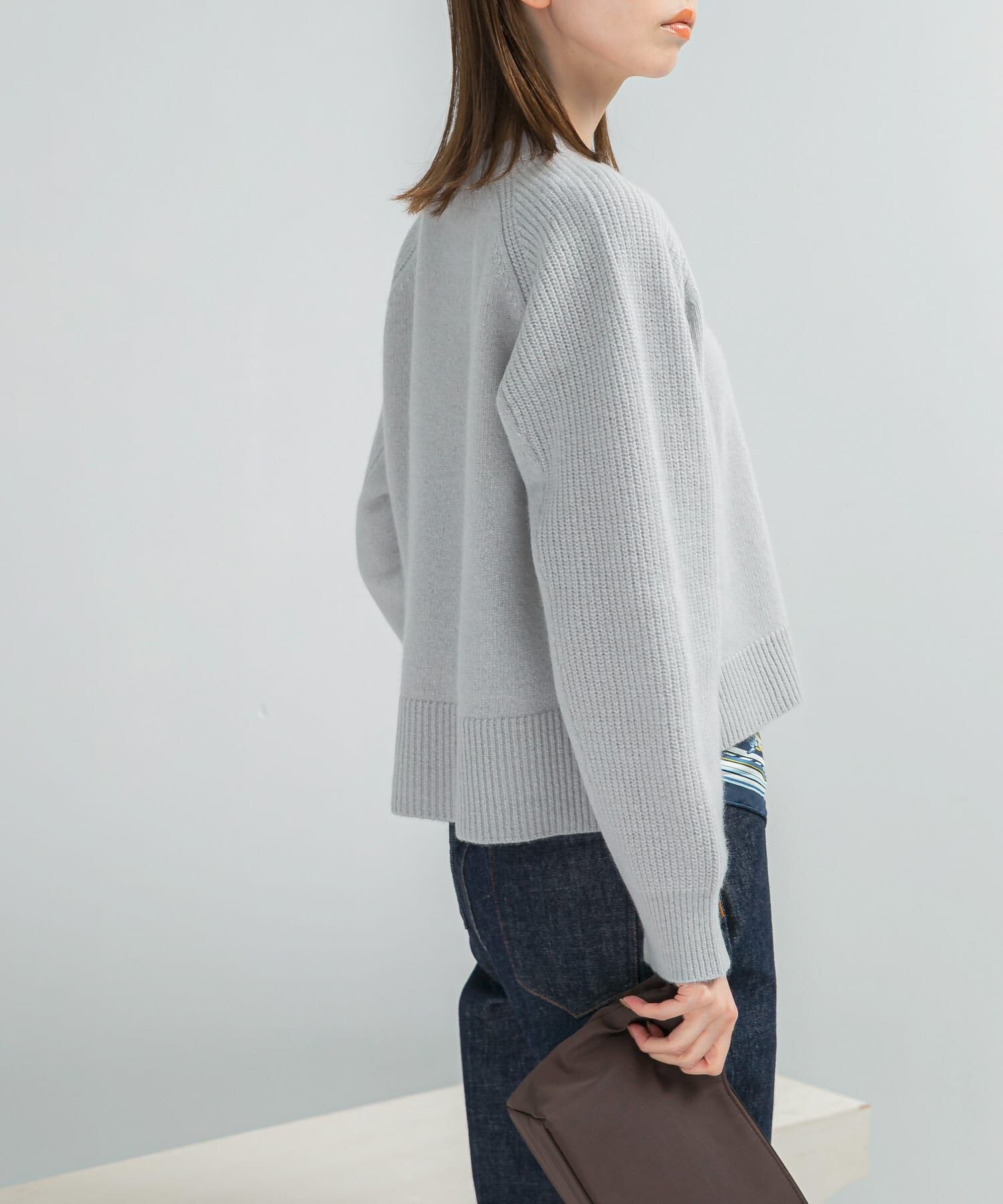 URBAN RESEARCH ROSSO「スーパーファインラムズウールショートニット」|ニット・セーター|