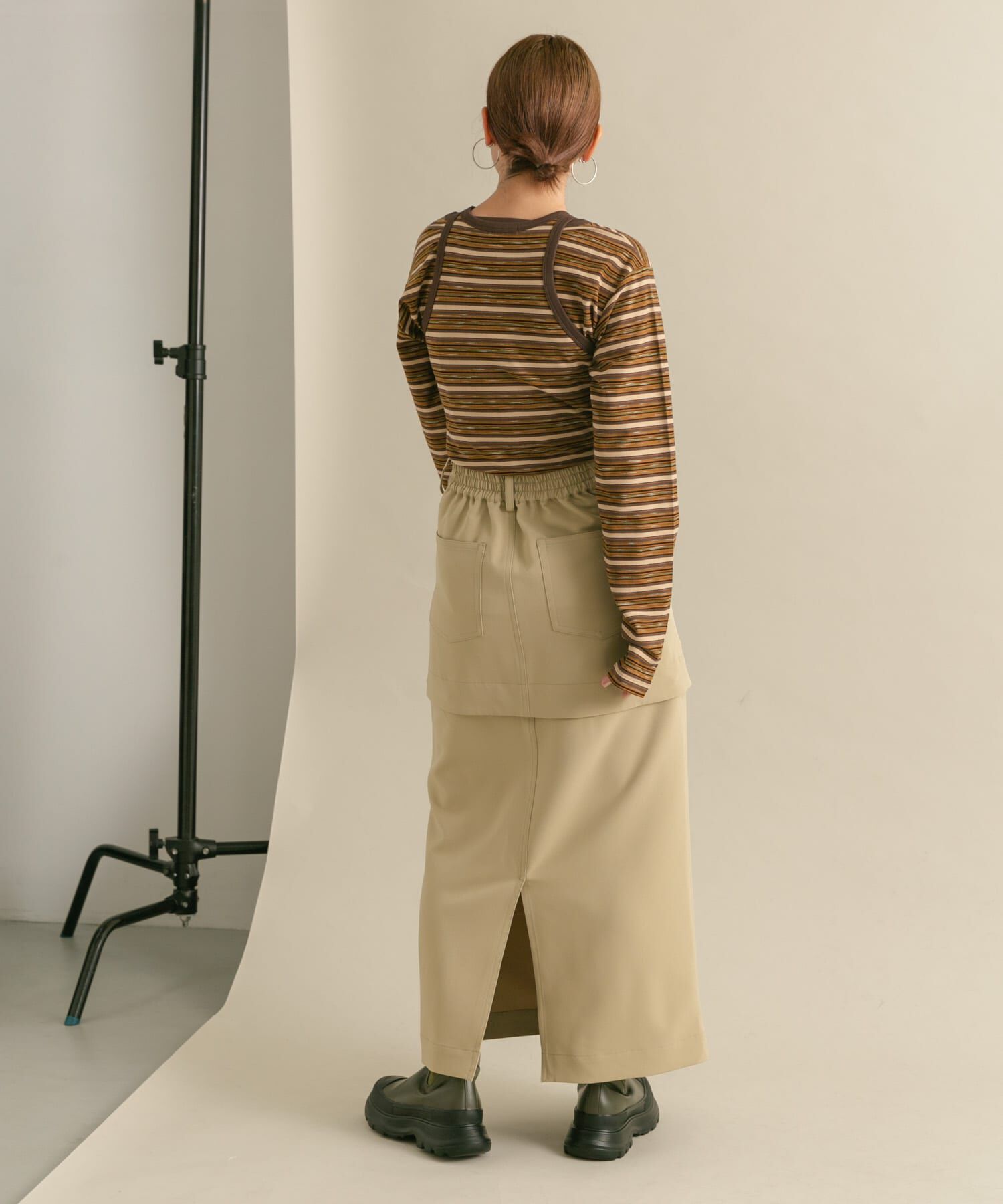  「ボーダータンクトップSETトップス」|Tシャツ・カットソー|