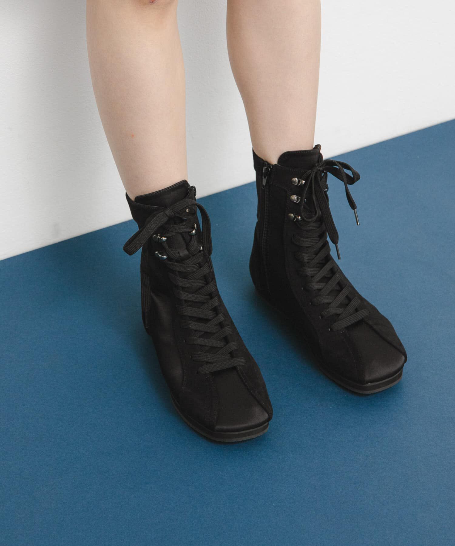  「レースアップハイカットスニーカー」|スニーカー|