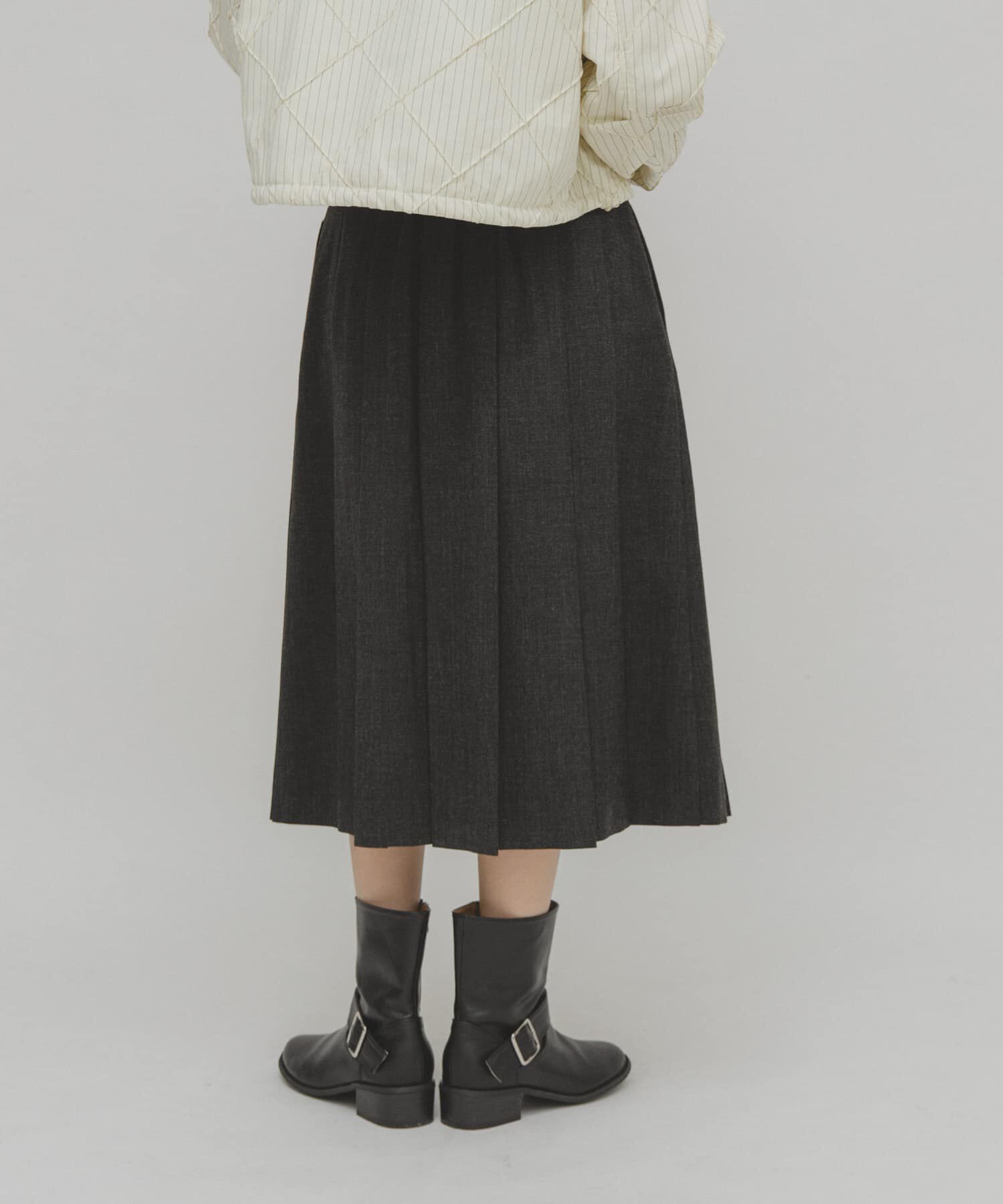  「プリーツミディスカート」|スカート|