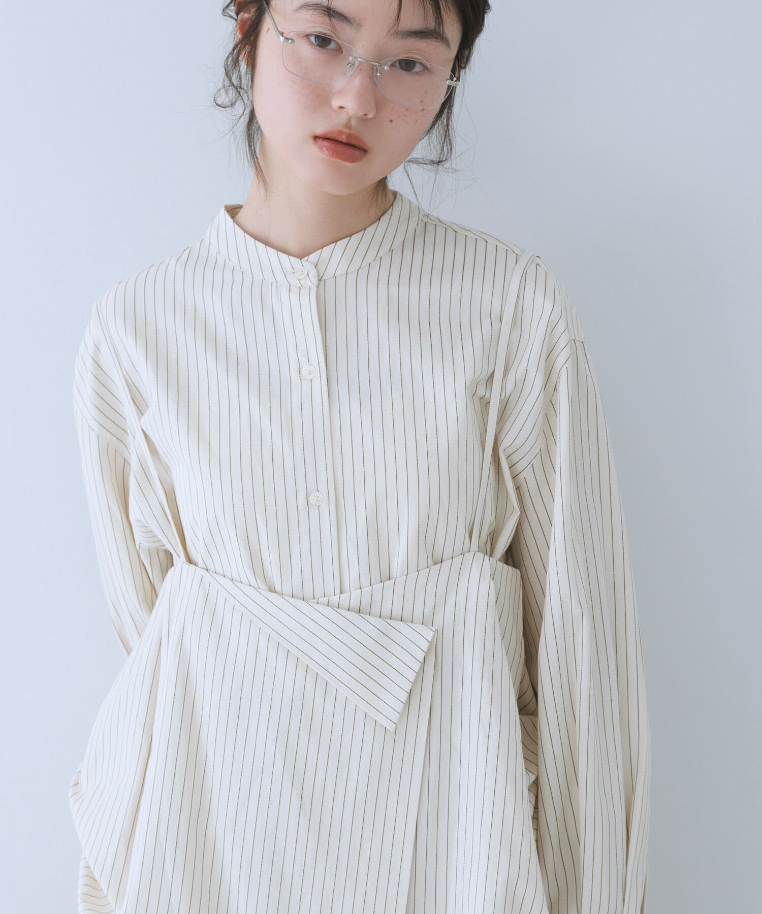  「スカートビスチェSETシャツ」|シャツ・ブラウス|