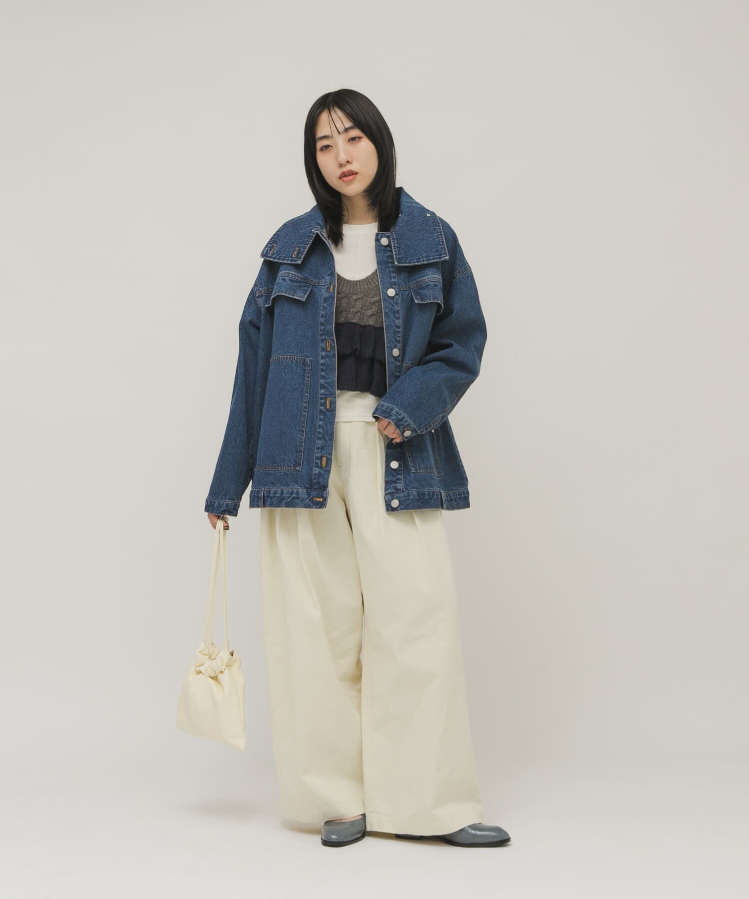  「ギャザーデザインミニBAG」|ショルダー・メッセンジャー|