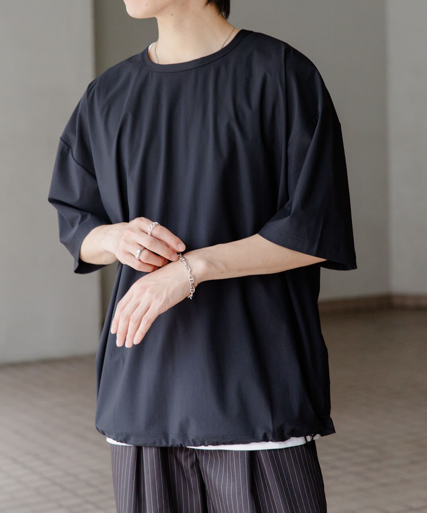 SENSE OF PLACE by URBAN RESEARCH「4WAYストレッチプルオーバーショートスリーブTシャツ」|Tシャツ・カットソー|