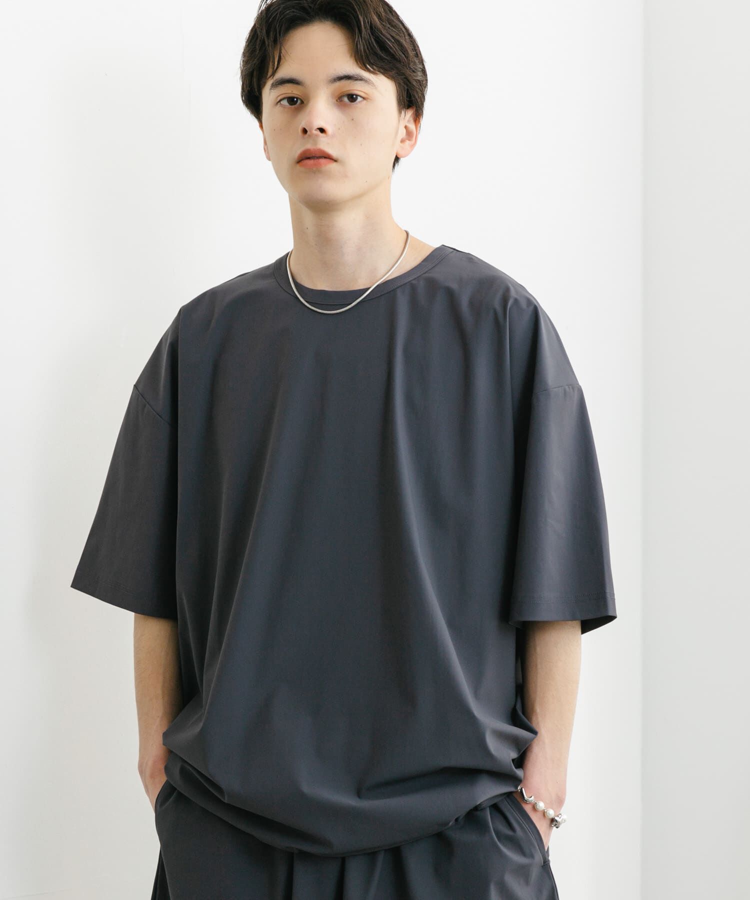 SENSE OF PLACE by URBAN RESEARCH「4WAYストレッチプルオーバーショートスリーブTシャツ」|Tシャツ・カットソー|