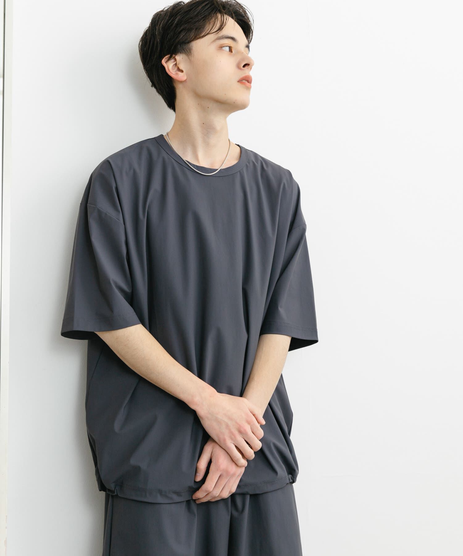 SENSE OF PLACE by URBAN RESEARCH「4WAYストレッチプルオーバーショートスリーブTシャツ」|Tシャツ・カットソー|