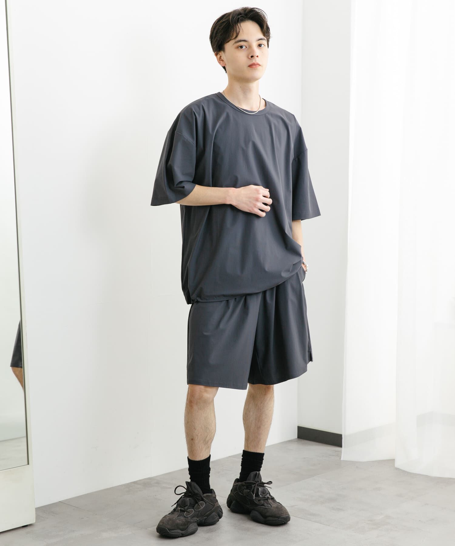 SENSE OF PLACE by URBAN RESEARCH「4WAYストレッチプルオーバーショートスリーブTシャツ」|Tシャツ・カットソー|