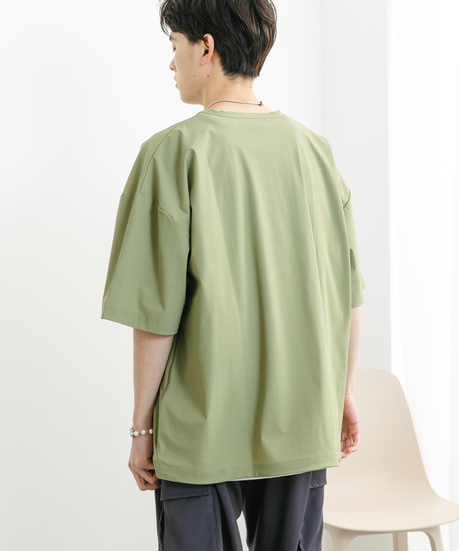 SENSE OF PLACE by URBAN RESEARCH「4WAYストレッチプルオーバーショートスリーブTシャツ」|Tシャツ・カットソー|