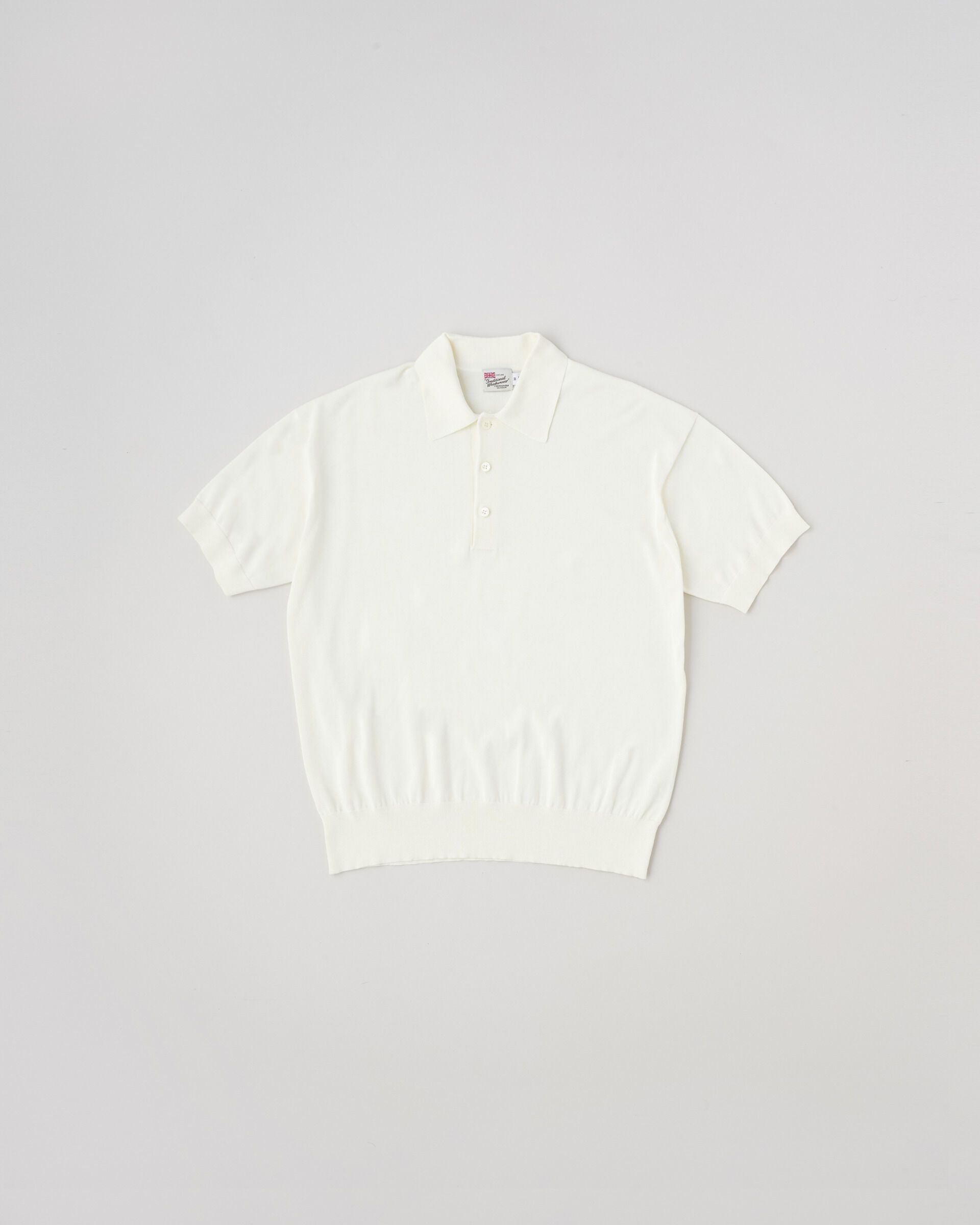 Traditional Weatherwear「HALESWORTH SHORT SLEEVE」|ニット・セーター|ｵﾌﾎﾜｲﾄ