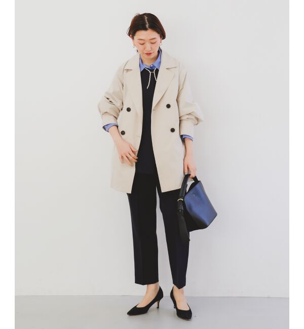  「《手洗い可能》ツインクロスサイドプリーツベスト」|その他|