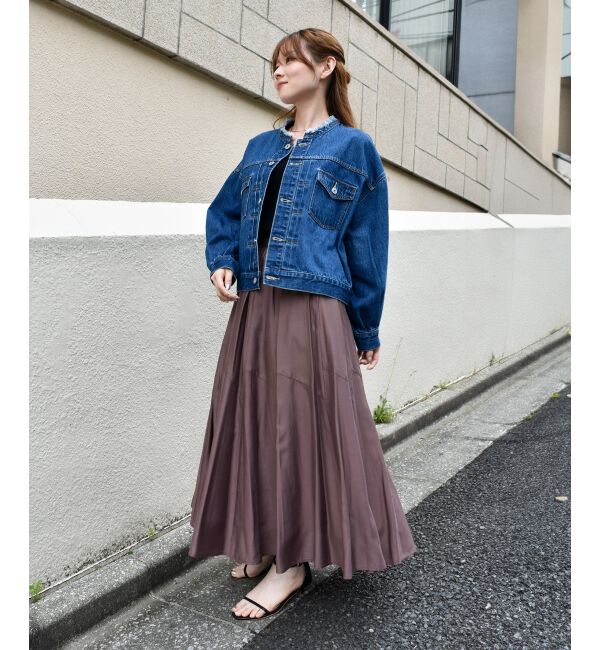  「ノーカラーデニムジャケット」|その他|