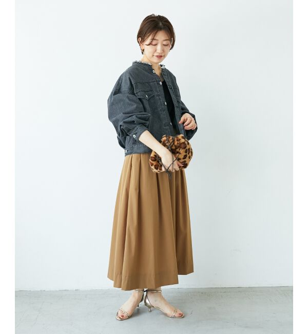  「ノーカラーデニムジャケット」|その他|