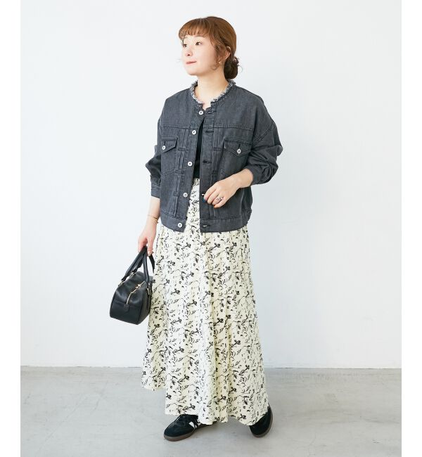  「ノーカラーデニムジャケット」|その他|