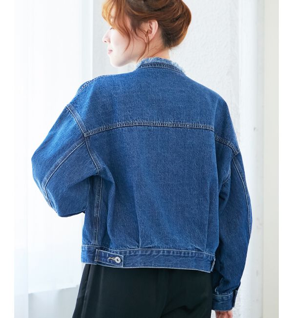  「ノーカラーデニムジャケット」|その他|