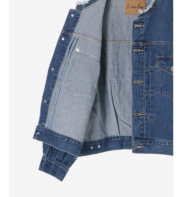  「ノーカラーデニムジャケット」|その他|
