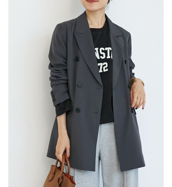  「《WEB限定アイテム》ストレッチルーズジャケット」|その他|