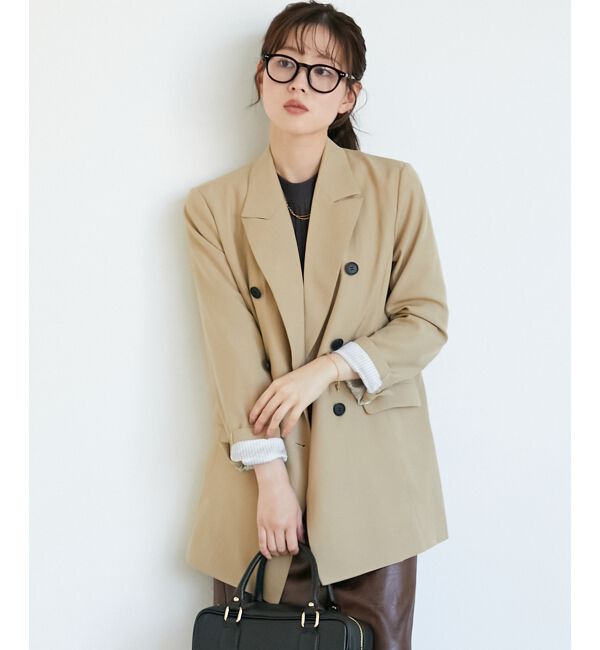  「《WEB限定アイテム》ストレッチルーズジャケット」|その他|