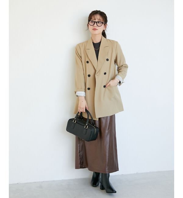  「《WEB限定アイテム》ストレッチルーズジャケット」|その他|