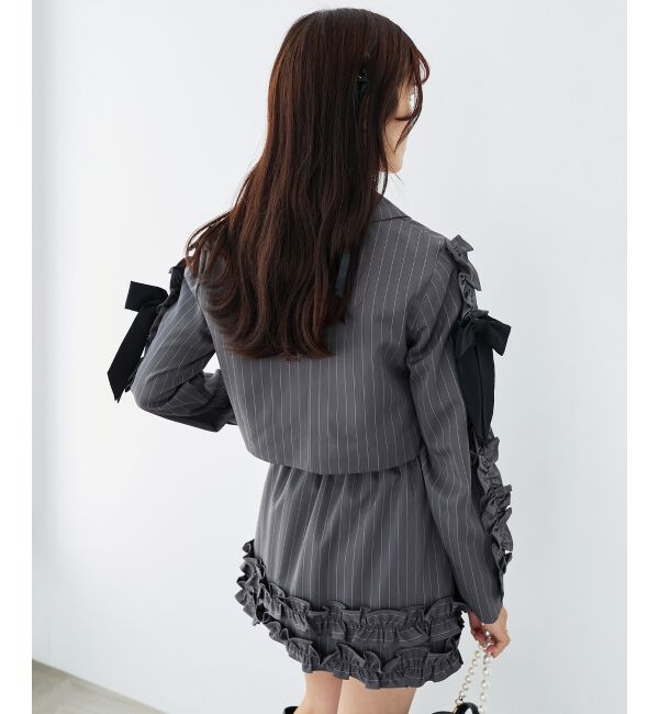 MAJESTICLEGON「ブローチセットホイップフリルジャケット」|その他|