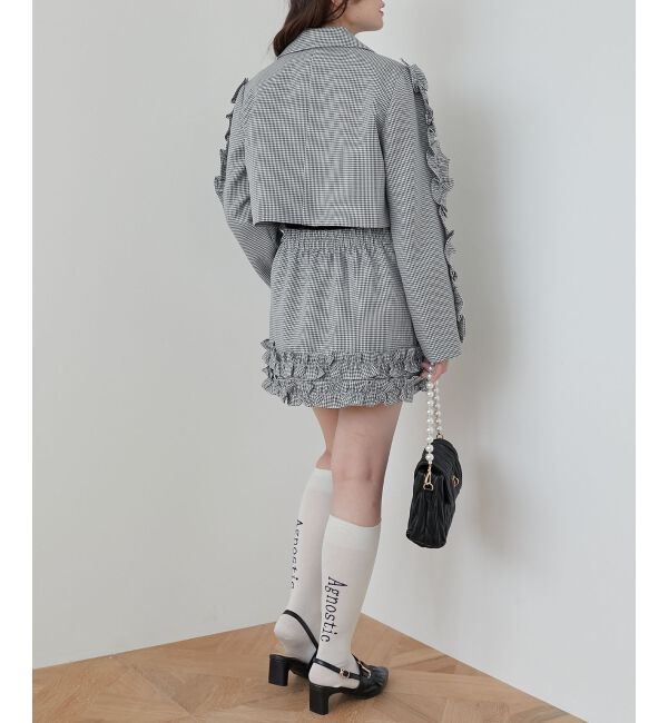 MAJESTICLEGON「ブローチセットホイップフリルジャケット」|その他|