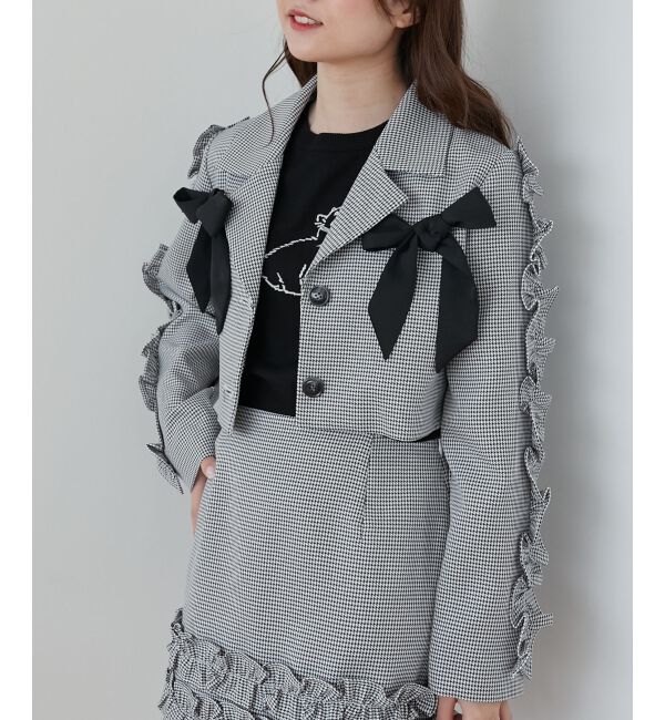 MAJESTICLEGON「ブローチセットホイップフリルジャケット」|その他|