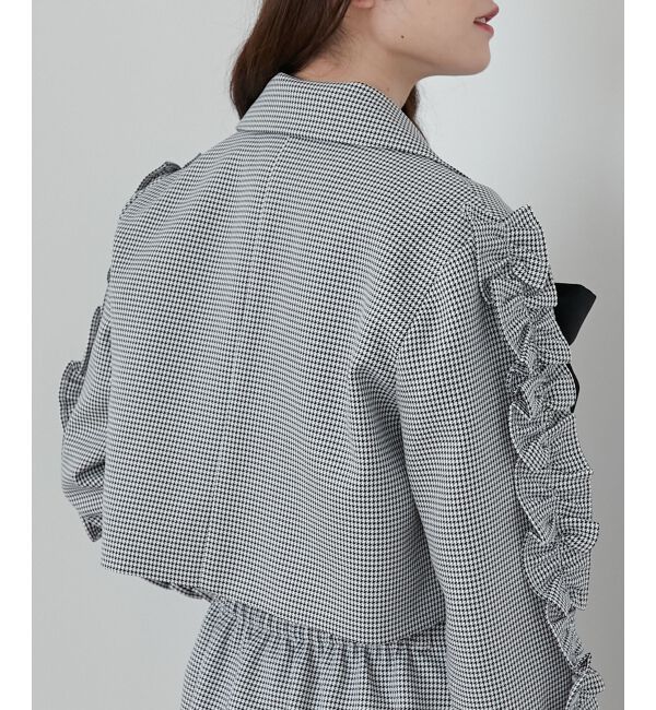 MAJESTICLEGON「ブローチセットホイップフリルジャケット」|その他|