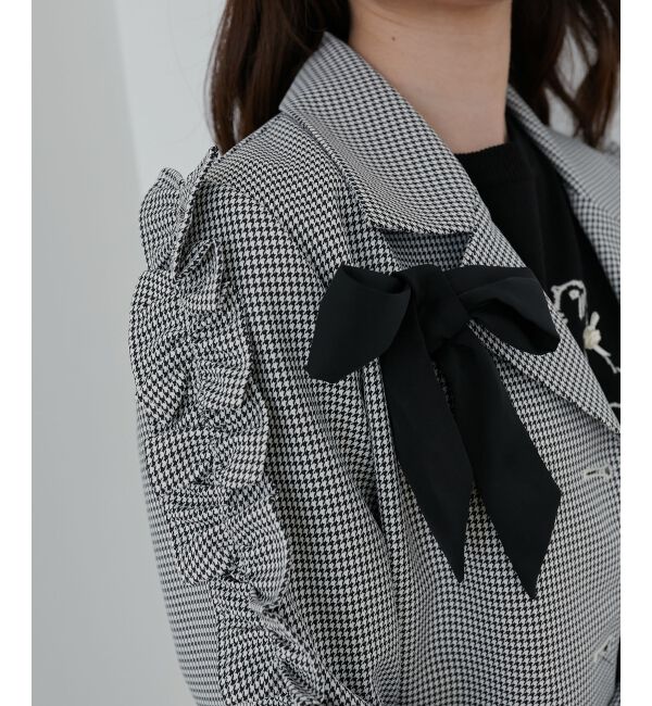 MAJESTICLEGON「ブローチセットホイップフリルジャケット」|その他|