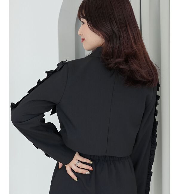 MAJESTICLEGON「ブローチセットホイップフリルジャケット」|その他|