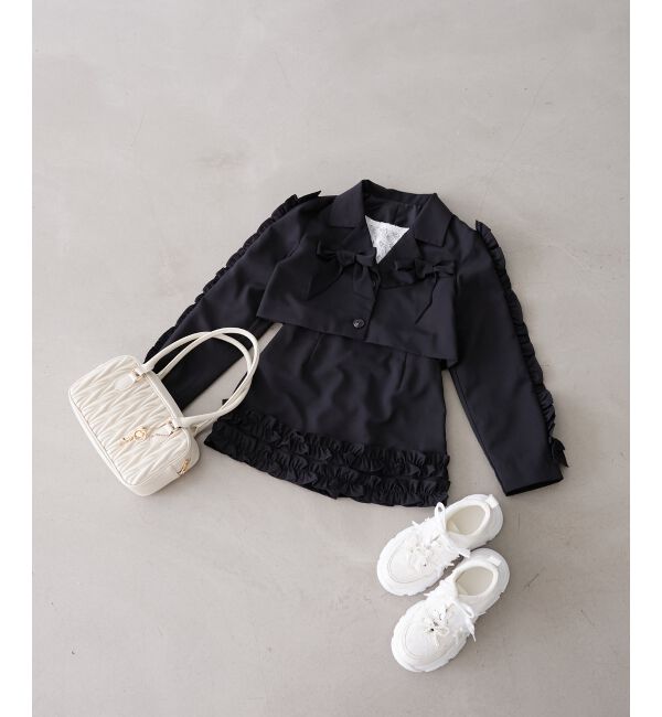 MAJESTICLEGON「ブローチセットホイップフリルジャケット」|その他|