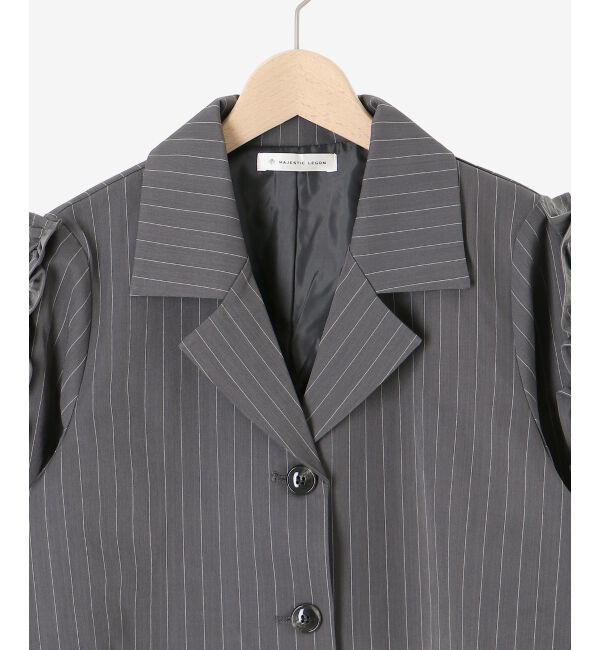 MAJESTICLEGON「ブローチセットホイップフリルジャケット」|その他|