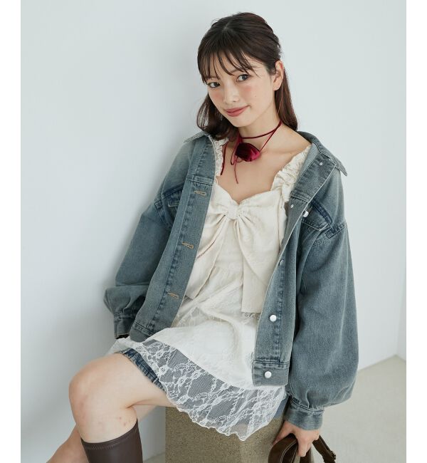 MAJESTICLEGON「オーバーサイズデニムジャケット」|その他|