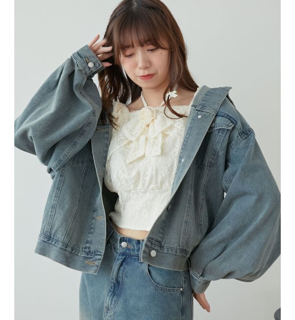 MAJESTICLEGON「オーバーサイズデニムジャケット」|その他|