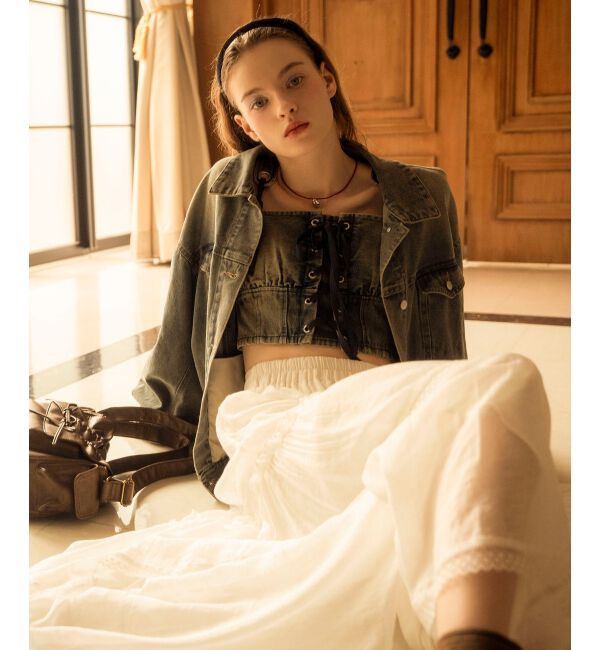 MAJESTICLEGON「オーバーサイズデニムジャケット」|その他|