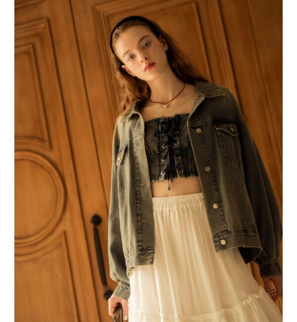 MAJESTICLEGON「オーバーサイズデニムジャケット」|その他|