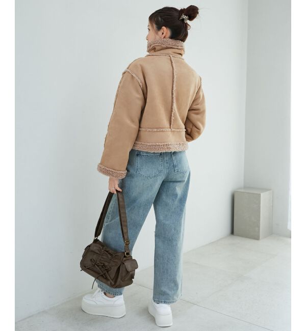 MAJESTICLEGON「もこもこボアショートジャケット」|その他|