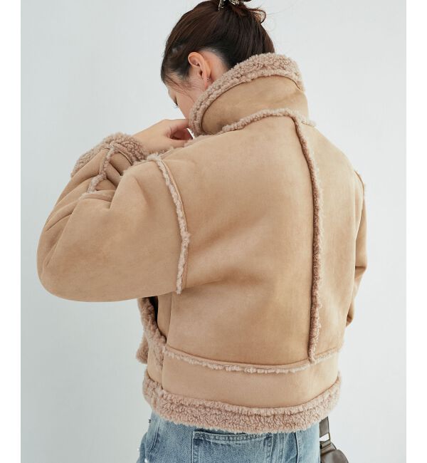 MAJESTICLEGON「もこもこボアショートジャケット」|その他|