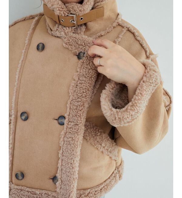 MAJESTICLEGON「もこもこボアショートジャケット」|その他|