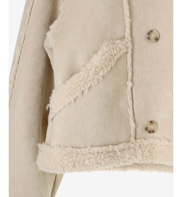 MAJESTICLEGON「もこもこボアショートジャケット」|その他|